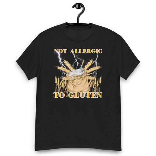 NOT ALLERGIC TO GLUTEN T-SHIRT